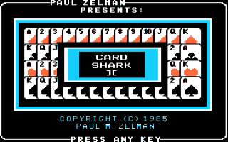 Card Shark II Title Screen